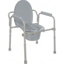 Folding Steel Commode