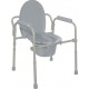 Folding Steel Commode