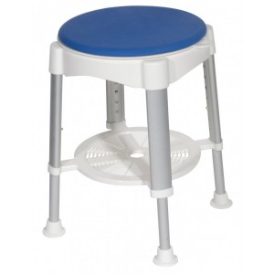 Bath Stool w/Padded Rotating Seat