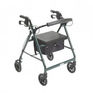 Aluminum Rollator, 6" Casters