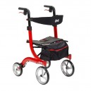 Nitro Aluminum Rollator, Tall Height, 10" Casters