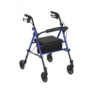 Adjustable Height Rollator w/6" Wheels
