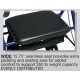 Set n' Go Wide Height Adjustable Rollator