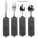 Built-Up Soft Handle Utensil Set/4