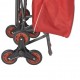 Deluxe Rolling Shopping Cart w/Seat